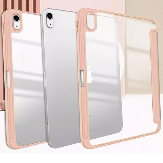 Θήκη για iPad 10.9 2022 10 Gen, Smartcase Hybrid, με χώρο για γραφίδα, ροζ