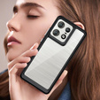 Θήκη για Motorola Edge 50 Pro, Fusion Hybrid, μαύρη