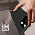 Αναδιπλούμενη θήκη για Samsung Galaxy S25 Edge, Smart View Wallet, μαύρη