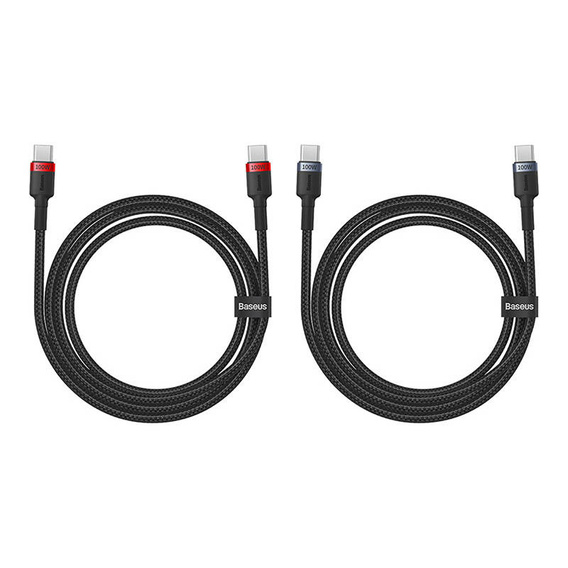 Καλώδιο Baseus Cafule USB-C σε USB-C 100W 1m - σετ 2 τεμαχίων