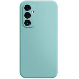 Η θήκη για Samsung Galaxy A25 5G, Silicone Lite, γαλάζια + γυαλί 9H