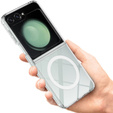 Θήκη για Samsung Galaxy Z Flip7 FE / Z Flip6, Fusion Hybrid, για MagSafe, διαφανής