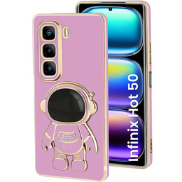 Θήκη για Infinix Hot 50 4G, Astronaut, μωβ