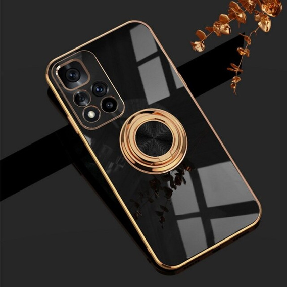 Θήκη για Xiaomi Poco M4 Pro 5G / Redmi Note 11S 5G, Electro Ring, μαύρη