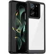 Θήκη για Xiaomi 13T / 13T Pro, Fusion Hybrid, διαφανής / μαύρη