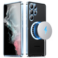 θήκη προστασίας κάμερας για το Samsung Galaxy S23 Ultra, CamShield MagSafe, διαφανής / μπλε