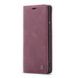 θήκη CASEME για Samsung Galaxy A70, Leather Wallet Case, μπορντό