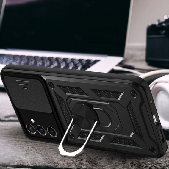 Θήκη για Samsung Galaxy S23 FE, CamShield Slide, μαύρο