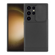 Θήκη για Samsung Galaxy S24 Ultra, ERBORD MagProtect Slide Camera, μαύρη