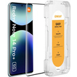 ENKAY Tempered Glass για Xiaomi Redmi Note 14 Pro+ 5G, μαύρη
