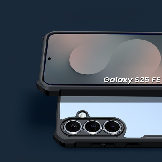 Θήκη για Samsung Galaxy S25 FE, AntiDrop Hybrid, μαύρη
