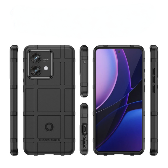 Θήκη για Motorola Edge 40 Neo, Rugged Shield, μαύρη