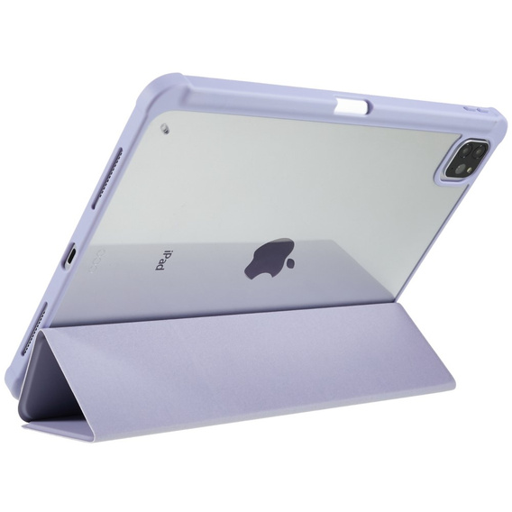 Θήκη για iPad Pro 12.9" 2022/2021/2020 (6/5/4 gen.), Smartcase Hybrid, με χώρο για γραφίδα, μωβ