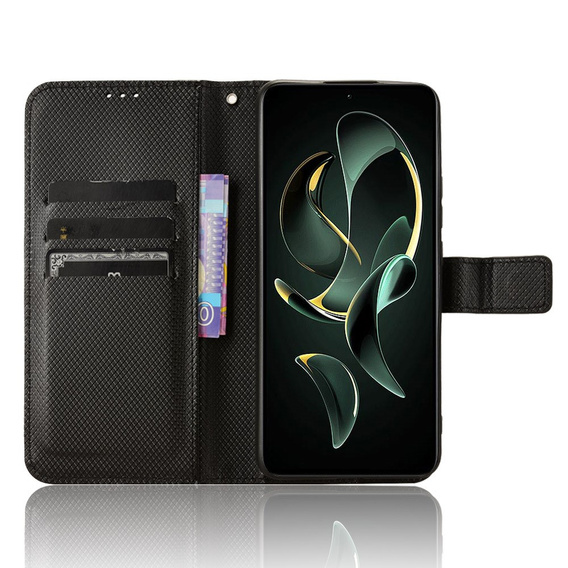 Αναδιπλούμενη θήκη για Xiaomi 13T / 13T Pro / Redmi K60 Ultra, Smart Magnet, μαύρο