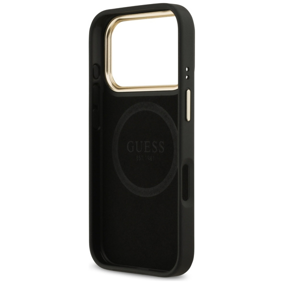 GUESS 4G Logo Plate MagSafe θήκη για iPhone 17 Pro