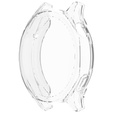 Θήκη 2σε1 με προστατευτικό οθόνης για Huawei Watch GT 5 46mm, διαφανής