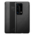 Η αναδιπλούμενη θήκη για το Huawei P40, Side View, μαύρη