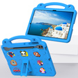 Παιδική θήκη για Samsung Galaxy Tab S10+ Plus, Cute Patterns, με βάση, μπλε