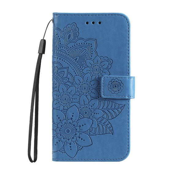 Θήκη με πτερύγιο για Samsung Galaxy A13 4G, Mandala Flower, μπλε