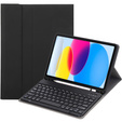 Θήκη + πληκτρολόγιο iPad 10.9 2022 10 Gen, Pen Slot, μαύρη