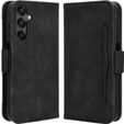 Θήκη με πτερύγιο για Samsung Galaxy M35, Card Slot, μαύρη