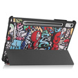 Θήκη για Lenovo Tab P11 Pro Gen 2 TB132FU TB132XU 11.2", με πτερύγιο, graffiti