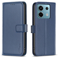 θήκη με πτερύγιο για Xiaomi Redmi Note 13 Pro 4G, BINFEN Wallet, μπλε