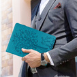 θήκη πτερύγιο για Huawei MatePad SE 10.4, tree, μπλε