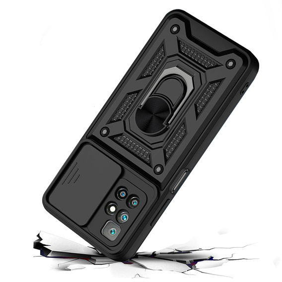 Θήκη για Xiaomi Redmi 10, CamShield Slide, μαύρο