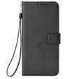 Θήκη με πτερύγιο για Oppo A38 4G / Oppo A18 4G, Wallet Smart Magnet, μαύρη