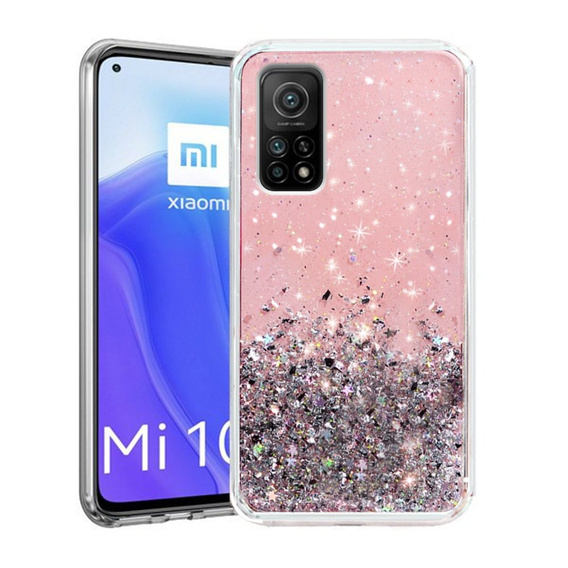 Θήκη για Xiaomi Mi 10T 5G / Mi 10T Pro 5G, Glittery, ανοιχτή ροζ