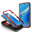 Θήκη για Samsung Galaxy A54 5G, CamShield Slide, κόκκινη / μαύρη