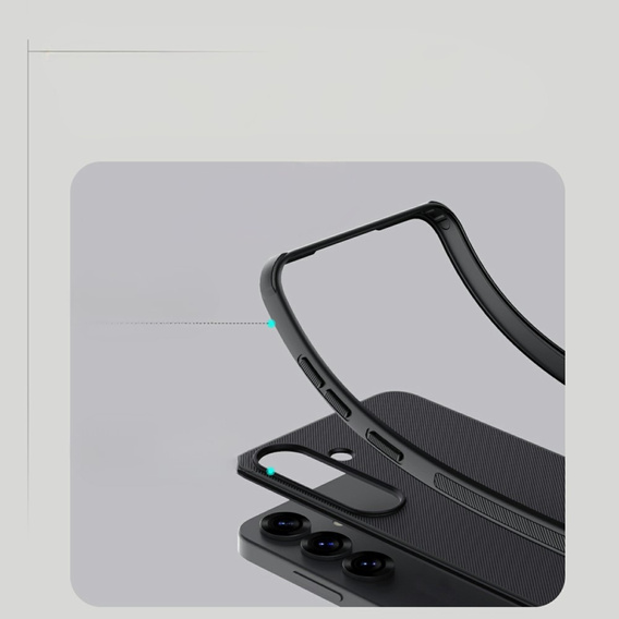 θήκη NILLKIN για Samsung Galaxy S25+ Plus, Frosted Shield, για MagSafe, μαύρη