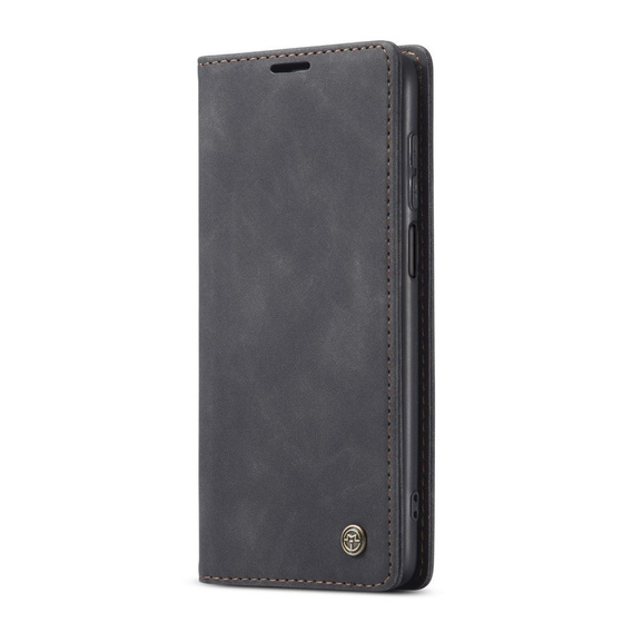 θήκη CASEME για Xiaomi do Redmi Note 9s / 9 Pro, Leather Wallet Case, μαύρη