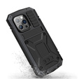 Θήκη για iPhone 14 Pro Max, R-JUST, θωρακισμένη, μαύρη