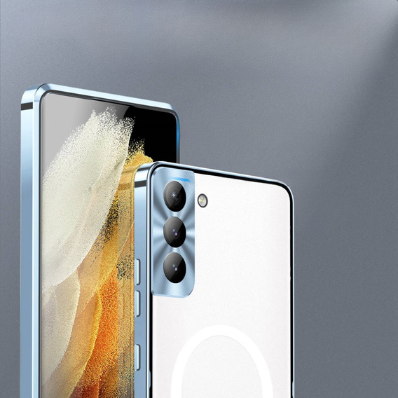 θήκη προστασίας κάμερας για το Samsung Galaxy S21 FE 5G, CamShield MagSafe, διαφανής / μπλε