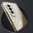 Θήκη για Samsung Galaxy Z Fold 5 5G, Mechanical Legend, χρυσή