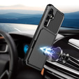 Θήκη για Samsung Galaxy S23 FE, Card Holder Kickstand, μαύρη