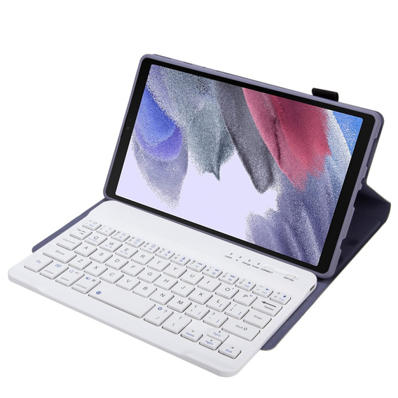 Θήκη + πληκτρολόγιο Samsung Galaxy Tab A7 Lite 8.7 T220 / 225, μωβ
