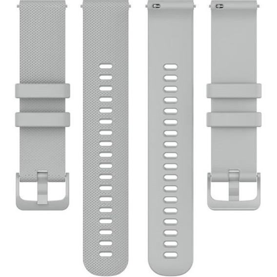 Pasek Silikonowy uniwersalny 22mm, Szary