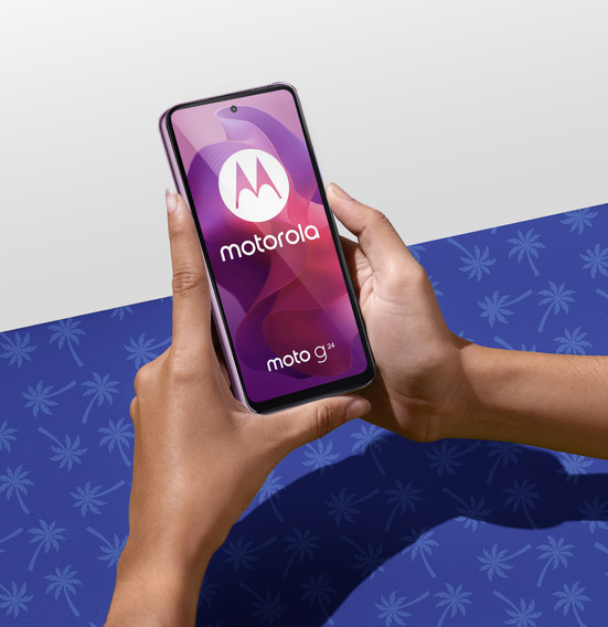 Διακοσμητικό γυαλί Diamond Palm για Motorola Moto G04/G24/G34 5G