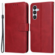 Θήκη με πτερύγιο για Samsung Galaxy A54 5G, Leather Wallet, κόκκινη