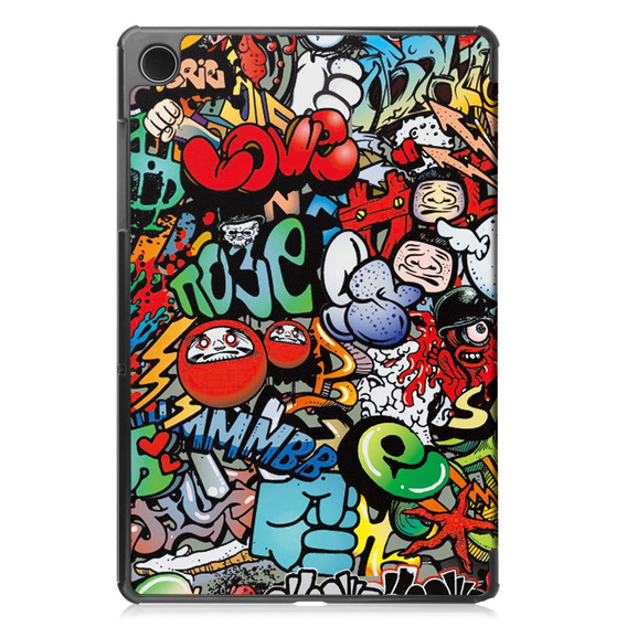 Θήκη για Samsung Galaxy Tab A9+, Smartcase, graffiti