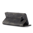 θήκη CASEME για Samsung Galaxy S8 Plus, Leather Wallet Case, μαύρη
