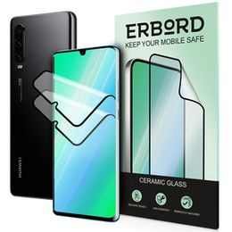 2x Κεραμικό υβριδικό γυαλί ERBORD για Huawei P30 Pro