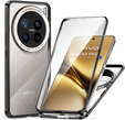 θήκη για το Vivo X200 Pro 5G, Magnetic Dual Glass, μαύρη