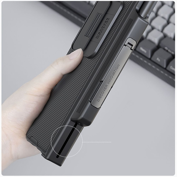 Θήκη για Samsung Galaxy Z Fold4 5G, θωρακισμένη Nillkin, CamShield Pro, μαύρη