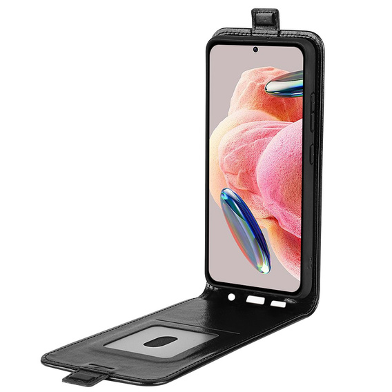 Θήκη με πτερύγιο για Xiaomi Redmi Note 12 4G, Flip, μαύρη