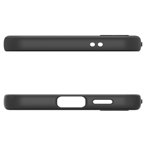 θήκη Spigen για Samsung Galaxy S24, Liquid Air, μαύρη + μετριασμένο γυαλί 9H