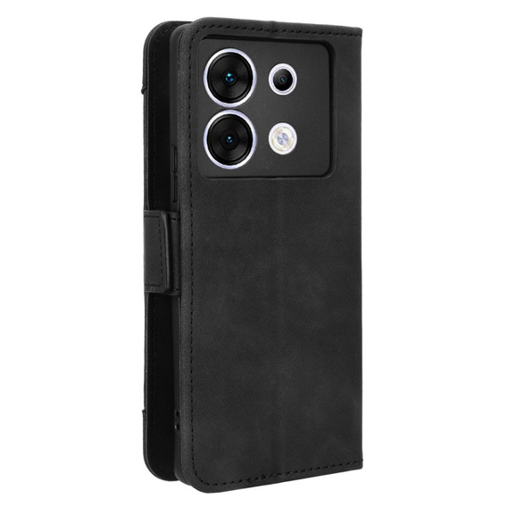 Θήκη με πτερύγιο για Infinix Zero 30 5G, Card Slot, μαύρη
